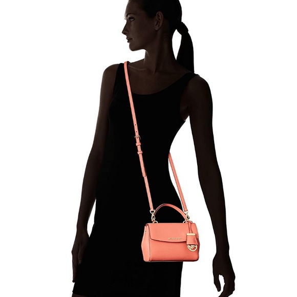 Michael Kors Ava Saffiano Crossbody Purse - Picture 11 of 11